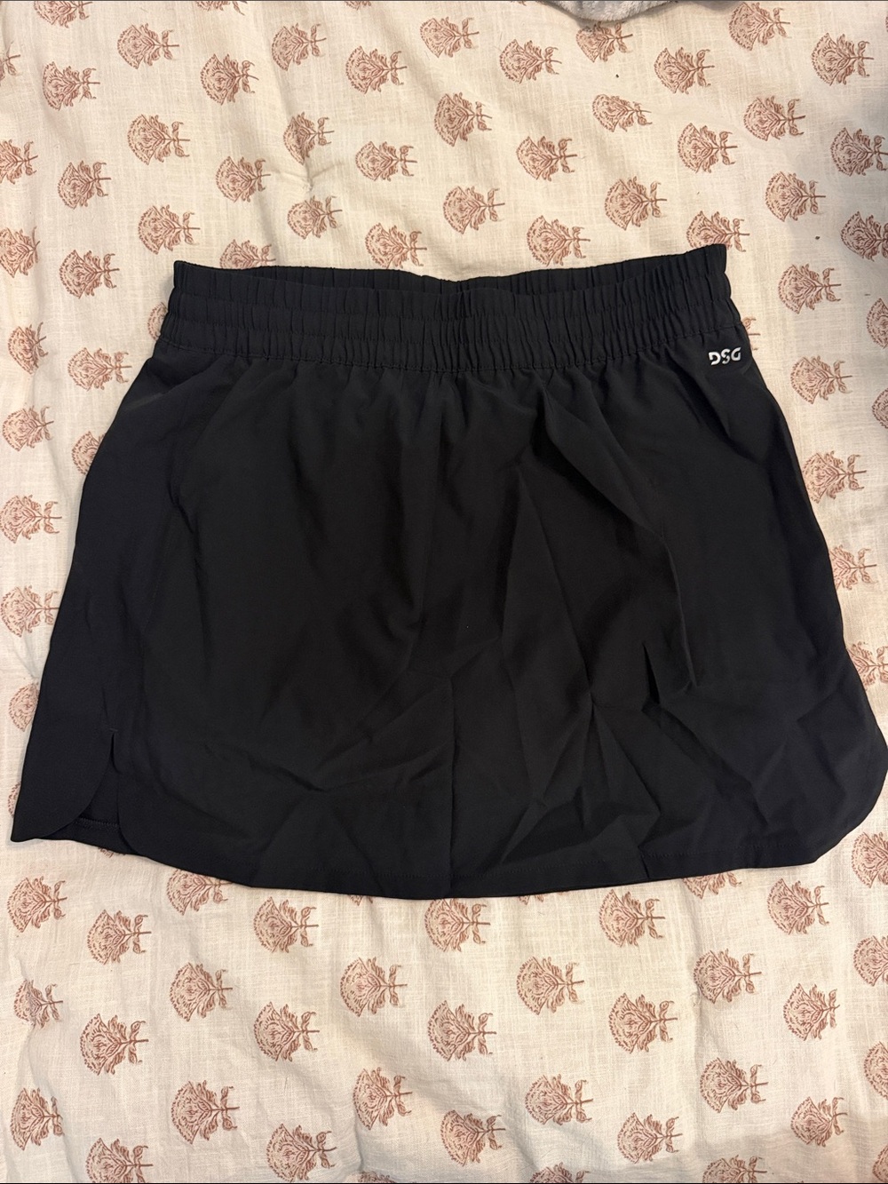 DSG Black Athletic Skort with Elastic Waist